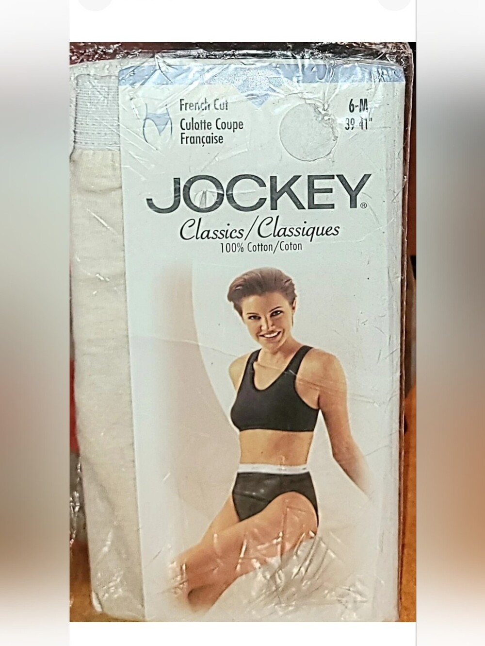Jockey Classics French Cut NEW Vintage 1998 Cotton PANTIES Briefs Sz 6 off White